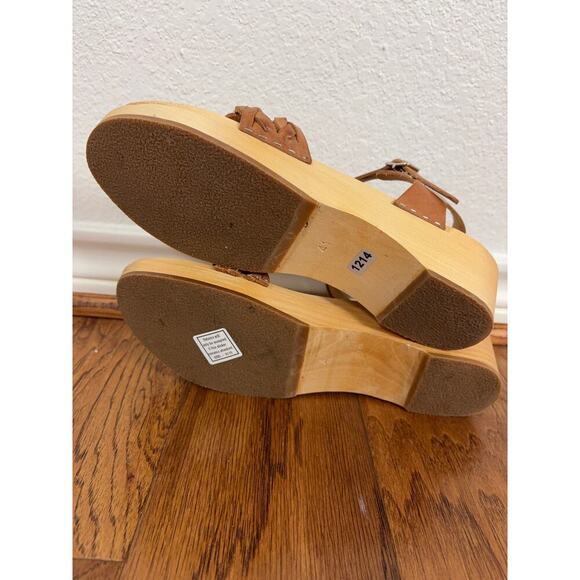 B52 Swedish Hasbeens Tanja Debutant Sandals Womens EU 41 US 11 Scandi Boho Chic - Picture 9 of 11